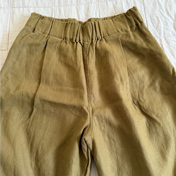 NWOT Elizabeth Suzann Linen Andy Trousers Sz L - Picture 3 of 10